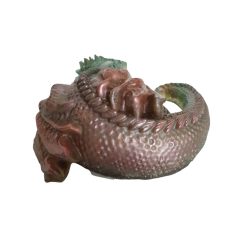 dragon des flammes avec pierres fines n°50